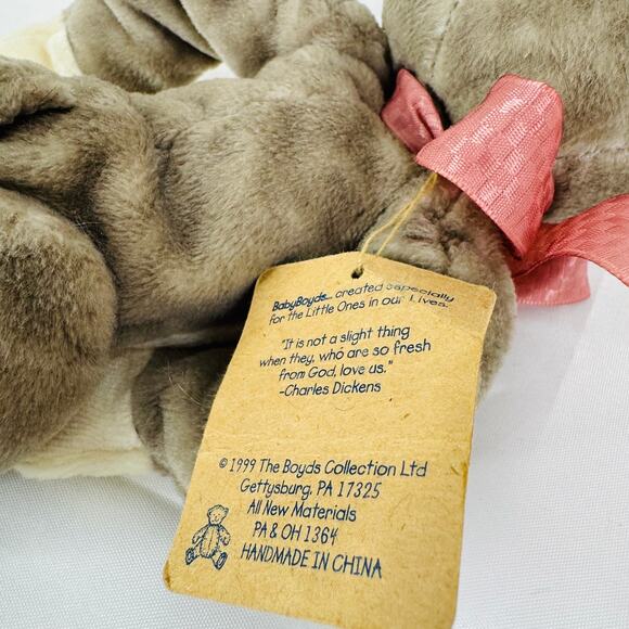 VTG 1999 Boyds Bears and Friends Jointed Cat Stuffed Animal 10" Plush - Picture 3 of 5